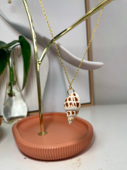 Junonia Seashell Gold Necklace