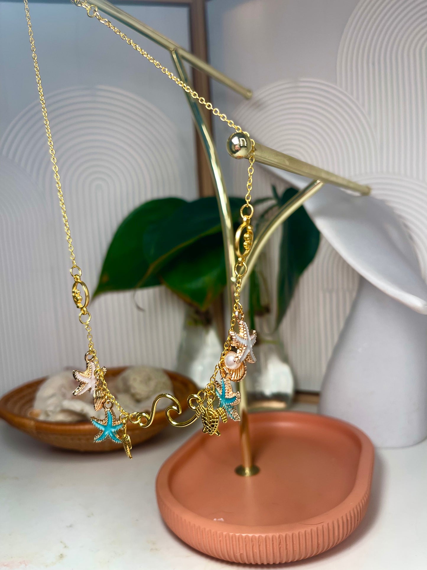 Gold Charm Necklace